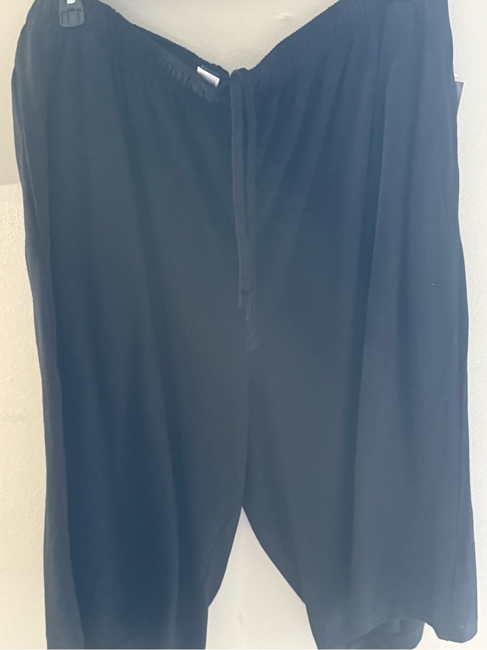 Men's Black Athletic Shorts with Drawstring